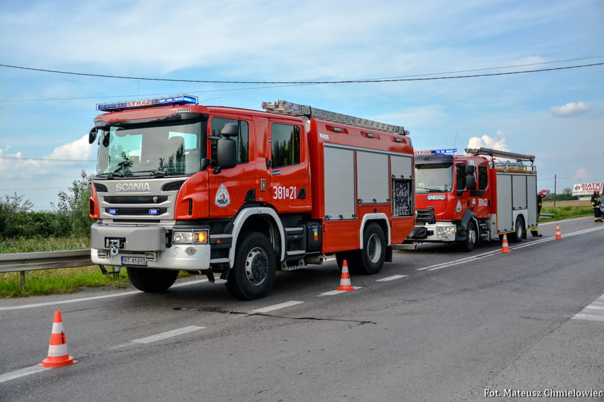 Wypadek Suchorzów 18.08.2018