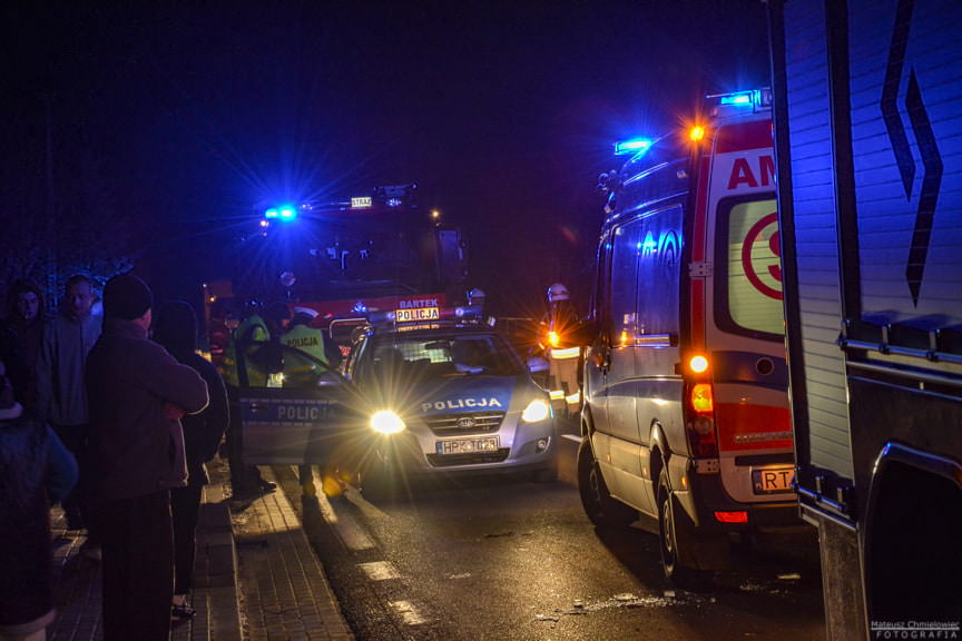 Wypadek Tira Baranów Sandomeirski 30.12.2019