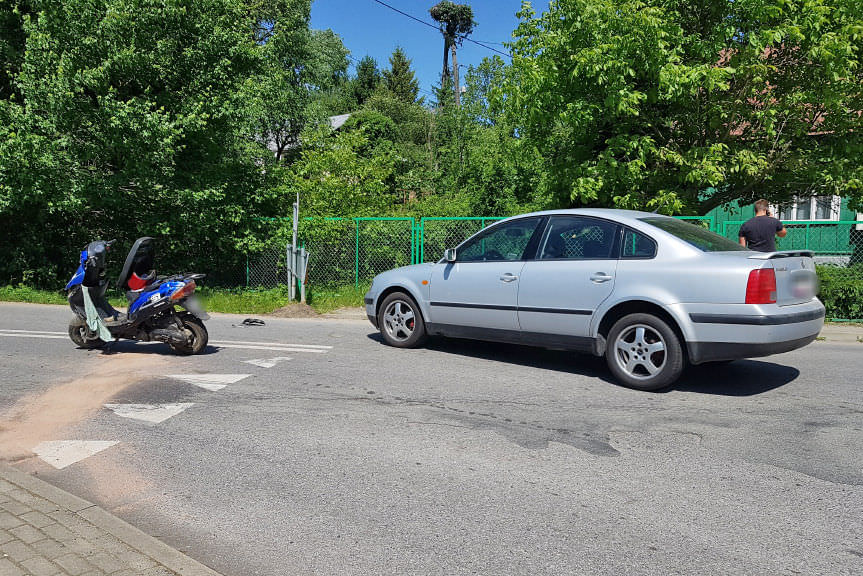 Wypadek w Dębowcu