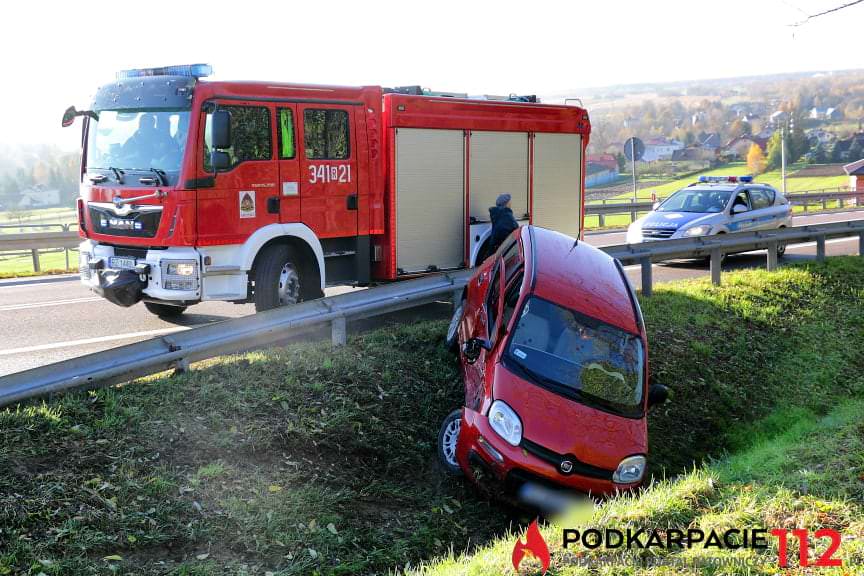 Wypadek w Iskrzyni na DK19