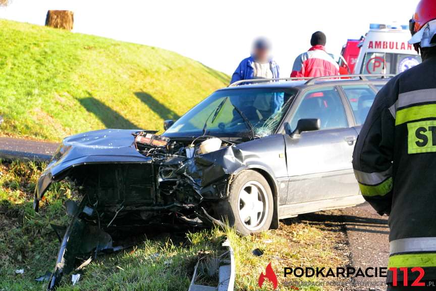 Wypadek w Iskrzyni na DK19