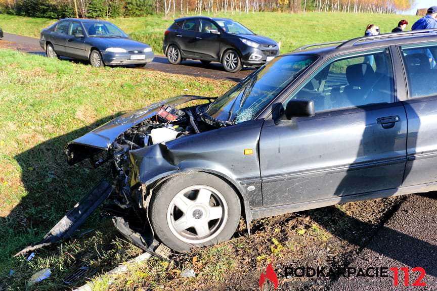 Wypadek w Iskrzyni na DK19