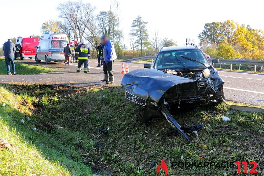 Wypadek w Iskrzyni na DK19