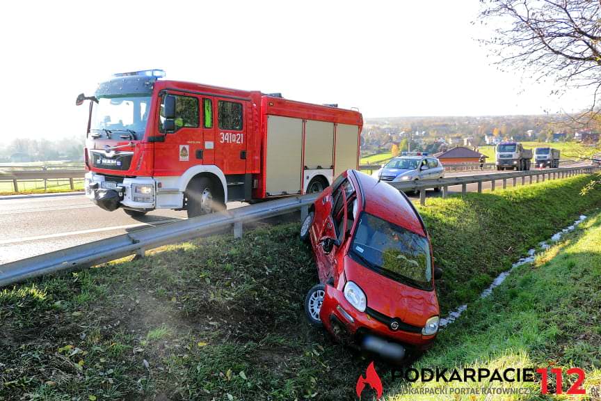 Wypadek w Iskrzyni na DK19