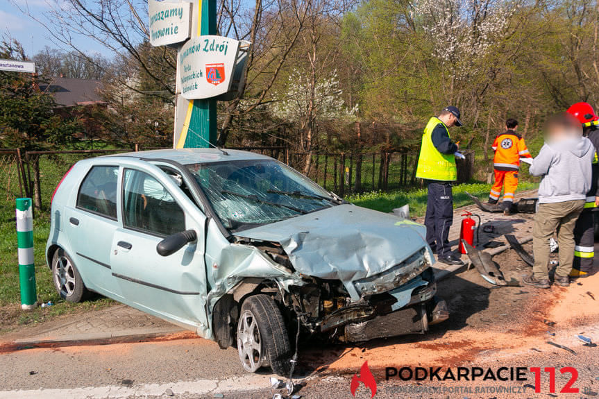 Wypadek w Klimkówce