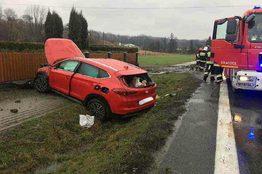 Wypadek w Kołaczycach