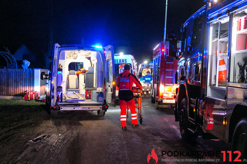 Wypadek w Krośnie na ul. Kopernika