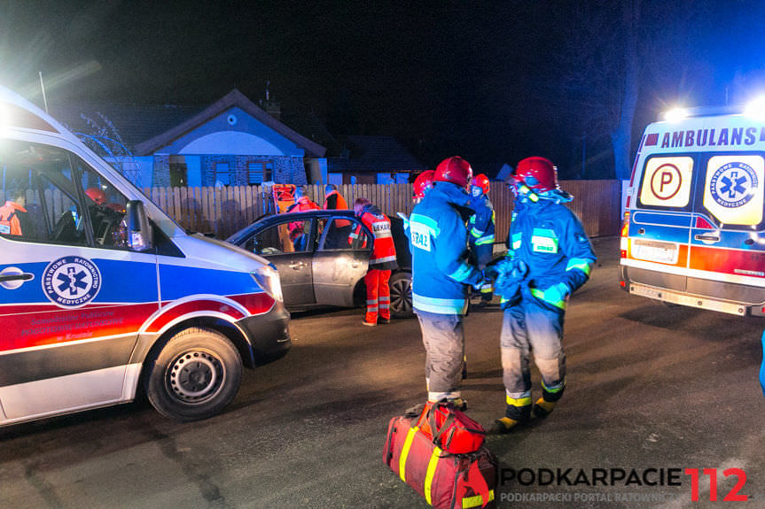 Wypadek w Krośnie na ul. Kopernika