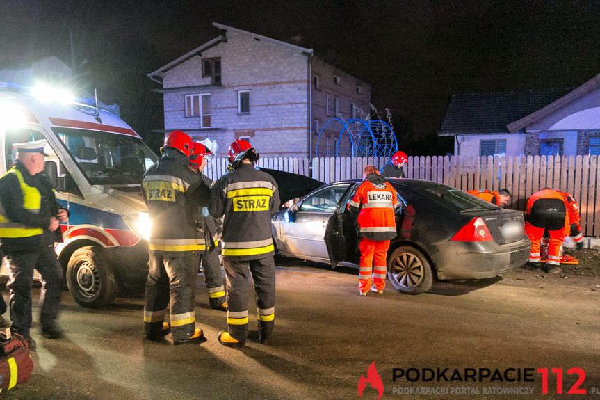 Wypadek w Krośnie na ul. Kopernika