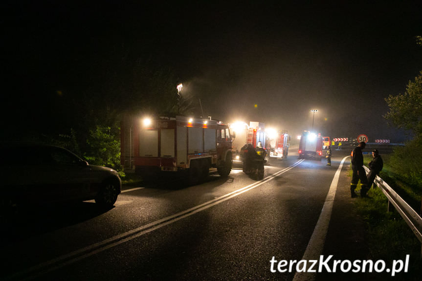 Wypadek w Leszczawie Dolnej