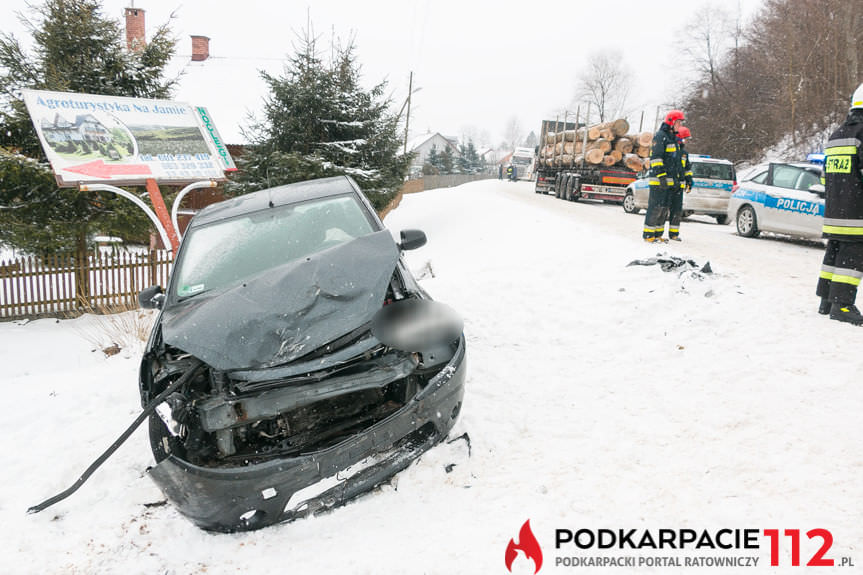 Wypadek w posadzie Jaśliskiej