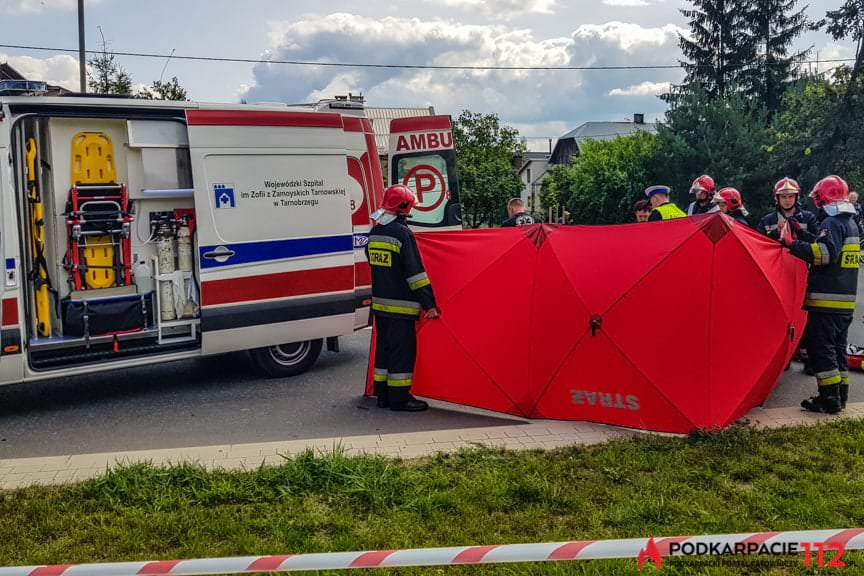 Wypadek w Tarnobrzegu ul Warszawska
