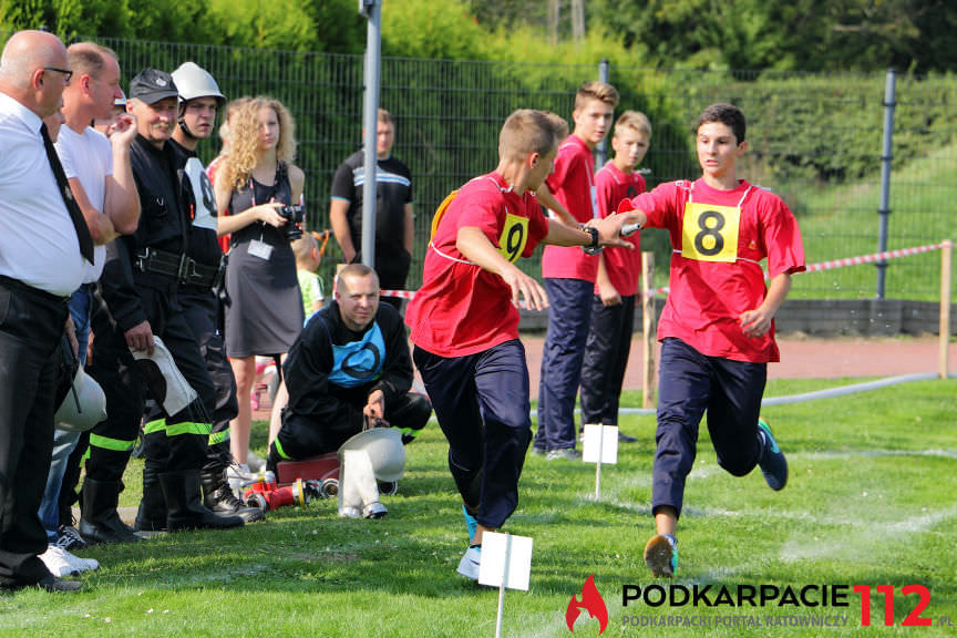 Zawody sportowo - pożarnicze w Korczynie
