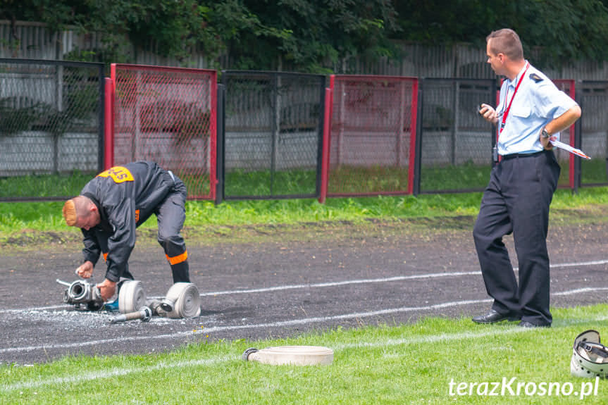 Zawody sportowo - pożarnicze w Rymanowie