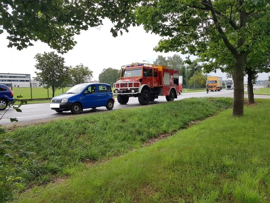 Zdarzenie drogowe na ul.Podkarpackiej w Krośnie