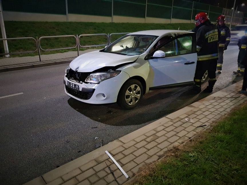 Zdarzenie drogowe na ul.Podkarpackiej w Krośnie