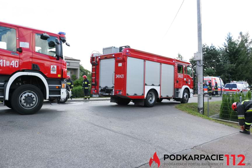 Zderzenie dwóch samochodów w Jedliczu