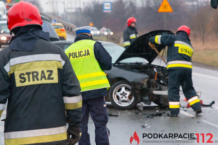 Zderzenie na ul. Podkarpackiej w Krośnie