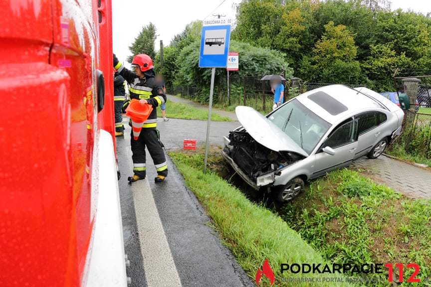 Zderzenie na ul. Rzeszowskiej w Krośnie