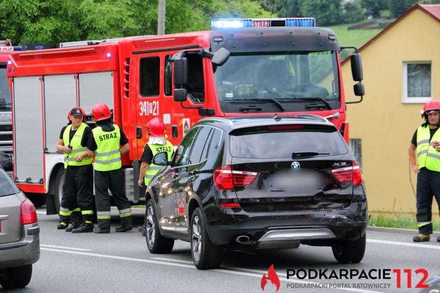 Zderzenie samochodów na ul. Bieszczadzkiej