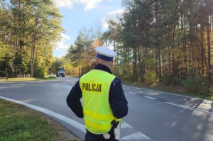 Działania z wykorzystaniem policyjnego drona w Mielcu