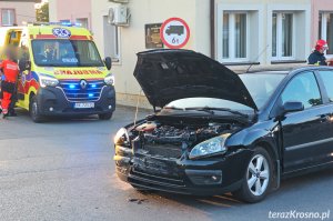 Głowienka. Zderzenie dwóch samochodów