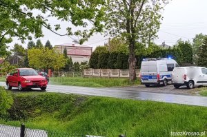 Kolizja dwóch samochodów w Miejscu Piastowym