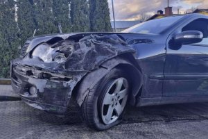 Kolizja trzech samochodów w Bolestraszycach