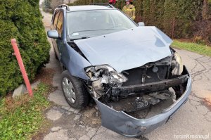 Kolizja w Rogach na Dworskiej