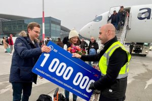 Milionowy pasażer lotniska Rzeszów-Jasionka w 2024 roku