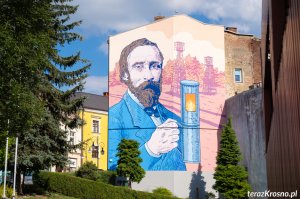 Mural Ignacego Łuksiewicza w Krośnie