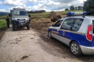 Niewybuch na budowie obwodnicy Sanoka
