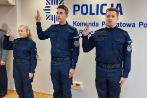 Ślubowali nowi funkcjonariusze Policji