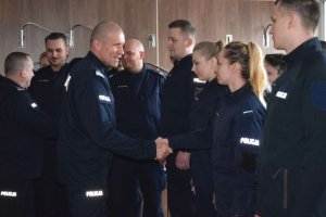 Noworoczne spotkanie z funkcjonariuszami, którzy pełnili służbę na granicy