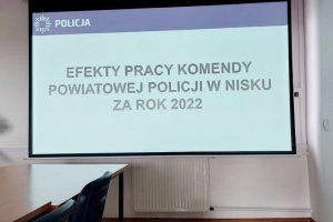 Odprawa roczna podsumowująca pracę niżańskich policjantów