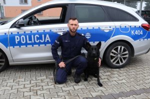 Owczarek niemiecki Wega zasilił szeregi policji