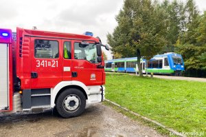 Pasażer zatrzasnął się w toalecie pociągu
