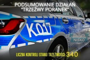 Podsumowanie działań "Trzeźwy Poranek" na terenie Niska i powiatu niżańskiego