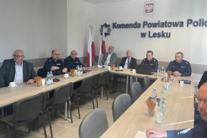 Podsumowanie pracy leskich policjantów