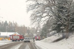 Poranny wypadek w Dynowie. Zderzenie dwóch pojazdów