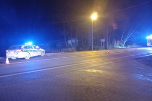 Potrącenie pieszego w Małówce