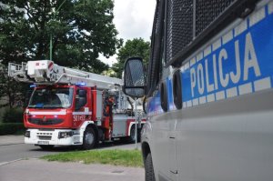 Pożar domu jednorodzinnego w Jamach