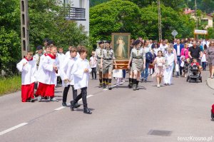 Procesja Bożego Ciała w parafii Miłosierdzia Bożego