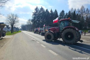 Protest rolników w Ustrobnej
