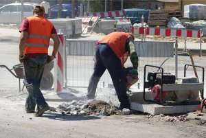 Przebudowa ulic Załęskiej w Rzeszowie. Powstanie nowy chodnik