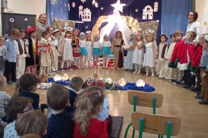 Przedszkolaki kultywują tradycje - Wigilia w PM9 w Jaśle