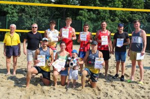 Rywalizowali w siatkówce plażowej
