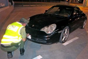 Skradzione Porsche odzyskane na granicy