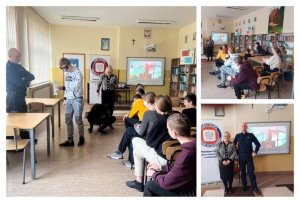 Spotkanie z uczniami SP w Rokietnicy Woli oraz Rokietnicy