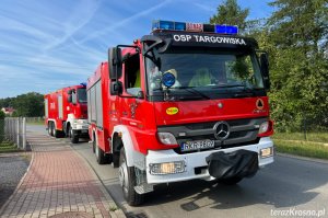 Targowiska. Zwarcie instalacji elektrycznej postawiło na nogi strażaków i policję